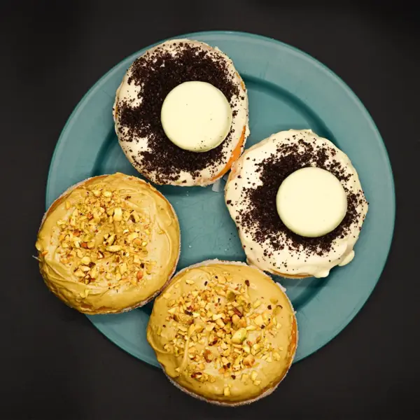 Donuts de Pistacho y Oreo